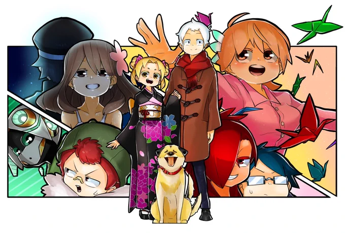 年賀絵で振り返るまたろう 