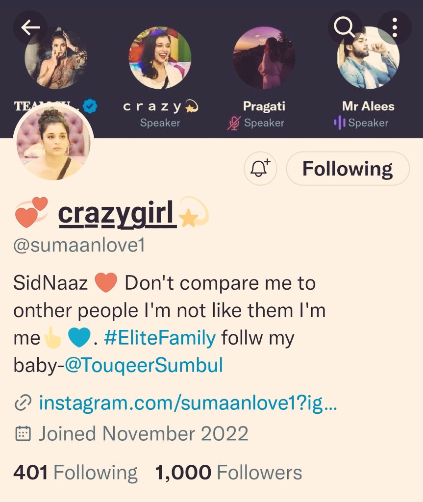 Congratulations @sumaanlove1 For 1k followers

#SumbulTouqeerKhan #SumbulSquad #SuMaan #SumbulIsTheBoss