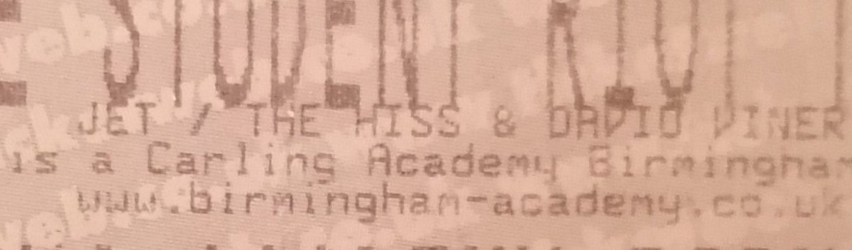 #Top15gigs

Day 7

NME Rock N Roll Riot Tour 2003......Dirty Filthy Rock n Roll 🎸🎸🎸 with JET, THE HISS and DAVID VINER
I remember Jet doing a great cover of Colombia by Oasis too <a href="/jettheband/">jettheband</a> <a href="/NME_Gigs/">NME Gigs</a>
youtu.be/woX3vZTPvZw