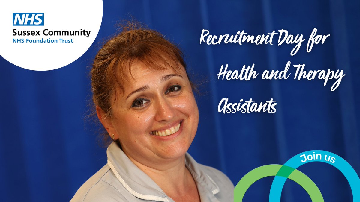 We're holding a recruitment day for Health and Therapy Assistants in Lewes on 13th March. The slots have just opened at eventbrite.co.uk/e/recruitment-…. Book yours now!