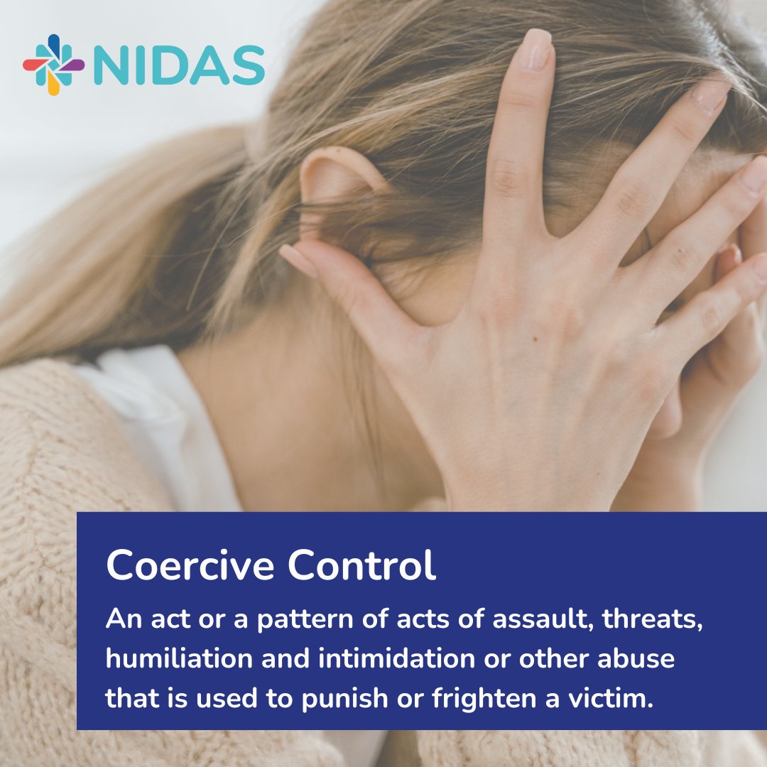 nidas_org_uk's tweet photo. We use the phrase 'coercive control' quite often, which is included in the definition of domestic abuse, but what does it mean?
#CoerciveControl #CoerciveBehaviour #DomesticAbuse #Abuse #NIDAS
https://t.co/cY0MtEih0U https://t.co/IvmdMGCSZE