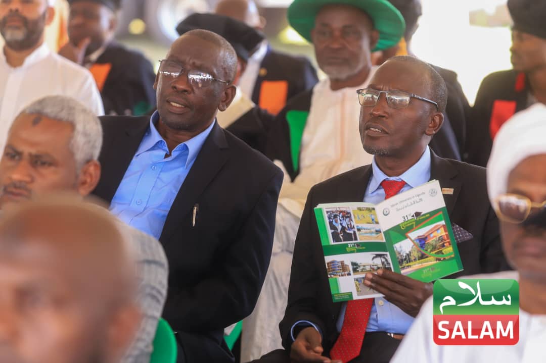 Fireliglntfi's tweet photo. PHOTOS: Managing Director @SalamTvUG and General Manager @CharitySalam, Hajji Karim Kaliisa, is among the guests for @iuiu's 31st Graduation Ceremony. 

📸: @francis_isano

#IUIU31stGrad #NBSUpdates https://t.co/PYPxfHK3pv