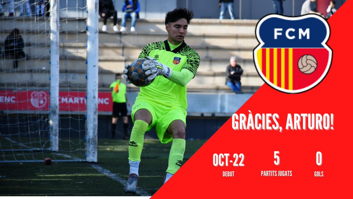 FC Martinenc (@martinenc) on Twitter photo ⚽ Arturo Picaseño deixa de ser jugador del #FCMartinenc.
🎖 1 temporada
🎽 5 partits oficials
👏 Gràcies, encerts i sort, <a href="/A_Picasenio/">Arturo Picaseño</a>!
#SomMartinenc #futbolcat ⚽ Arturo Picaseño deixa de ser jugador del #FCMartinenc.
🎖 1 temporada
🎽 5 partits oficials
👏 Gràcies, encerts i sort, <a href="/A_Picasenio/">Arturo Picaseño</a>!
#SomMartinenc #futbolcat