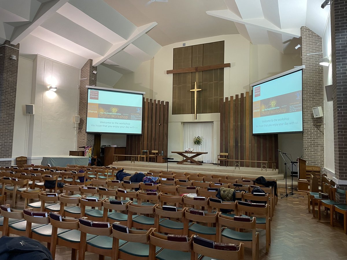 Exeterfestivalchorus (@exeterfestivalc) on Twitter photo We’re ready and ready to get going with our wonderful Dream of Gerontius workshop! Under <a href="/andreabmusic/">Andrea Brown</a>’s
expert leadership we’re going to be raising the roof at The Mint Methodist Church Centre!
#Elgar #choralworkshop #singingtogether We’re ready and ready to get going with our wonderful Dream of Gerontius workshop! Under <a href="/andreabmusic/">Andrea Brown</a>’s
expert leadership we’re going to be raising the roof at The Mint Methodist Church Centre!
#Elgar #choralworkshop #singingtogether