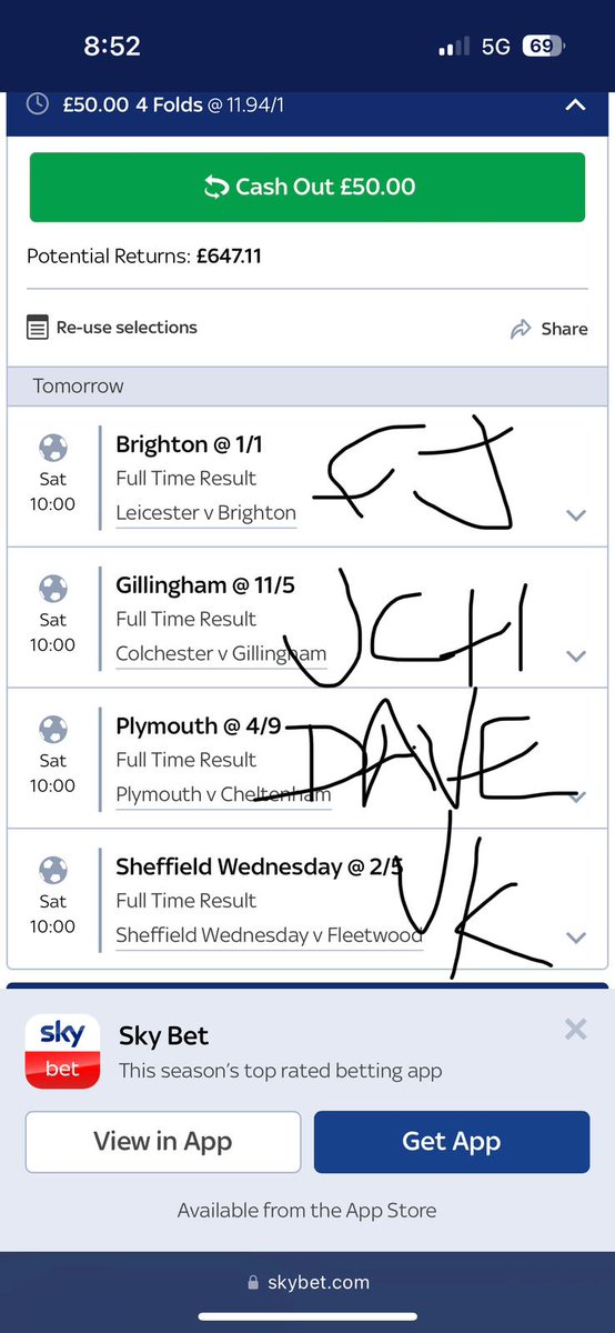 DidBetClubWin's tweet photo. The betting is in the black!! This bet won't be adding to the winnings but here it is anyway #Gillsaway 🤔 #acca #stilltalkingaboutthenoncashoutat550twoweeksago https://t.co/2s8RGd49hP