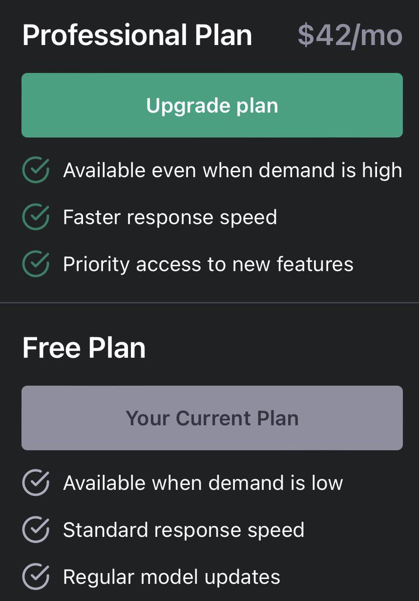 ChatGPT is now $42/month. Yes or no?
