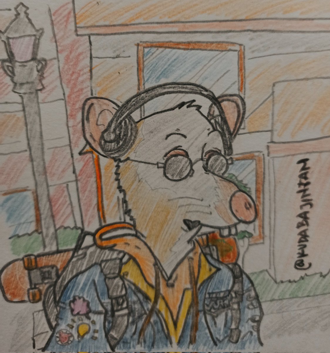 Kudabajingan's tweet photo. This is my 4th (yes you read it right FOURTH) fan art for @escape_rats, after trying to make my pfp using RATDRIP (that turn out to be AWESOME) I challange my self to make one with pencil, hope I can get in the list with this
#eraplus #CNFTCommunity https://t.co/ckJmtDgQuq