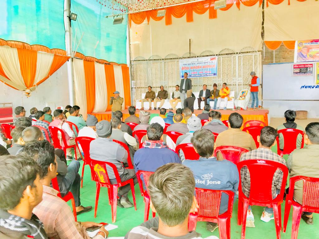 NyksMorena's tweet photo. नेहरू युवा केंद्र संगठन मुरैना द्वारा दिनांक 20 जनवरी 2023 को ब्लॉक कैलारस में कैरियर गाईडेन्स पर कार्यशाला कार्यक्रम का अयोजन किया गया। #NYKSINDIA #Nyksmp #CareerGuidanceProgram #AnuragThakur https://t.co/pY2Xzdfq1I