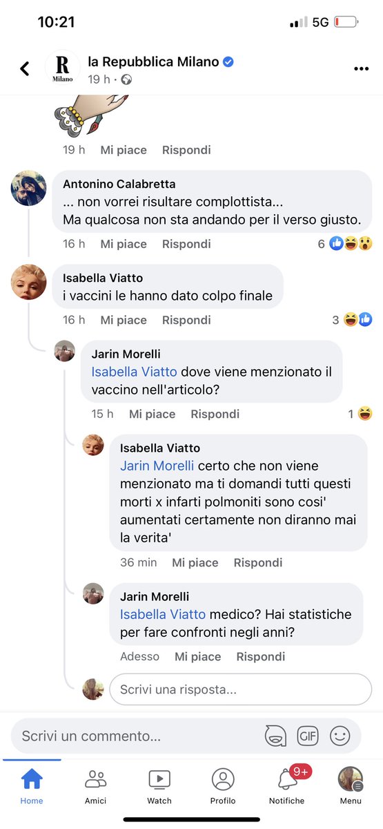 stanzaselvaggia's tweet photo. Con tutto rispetto per la vittima, vorrei capire il senso di dare una notizia del genere specificando che il problema cardiaco era sempre stato sotto controllo, se non alimentare il complottismo no-vax. Che infatti. https://t.co/bGxub500qM
