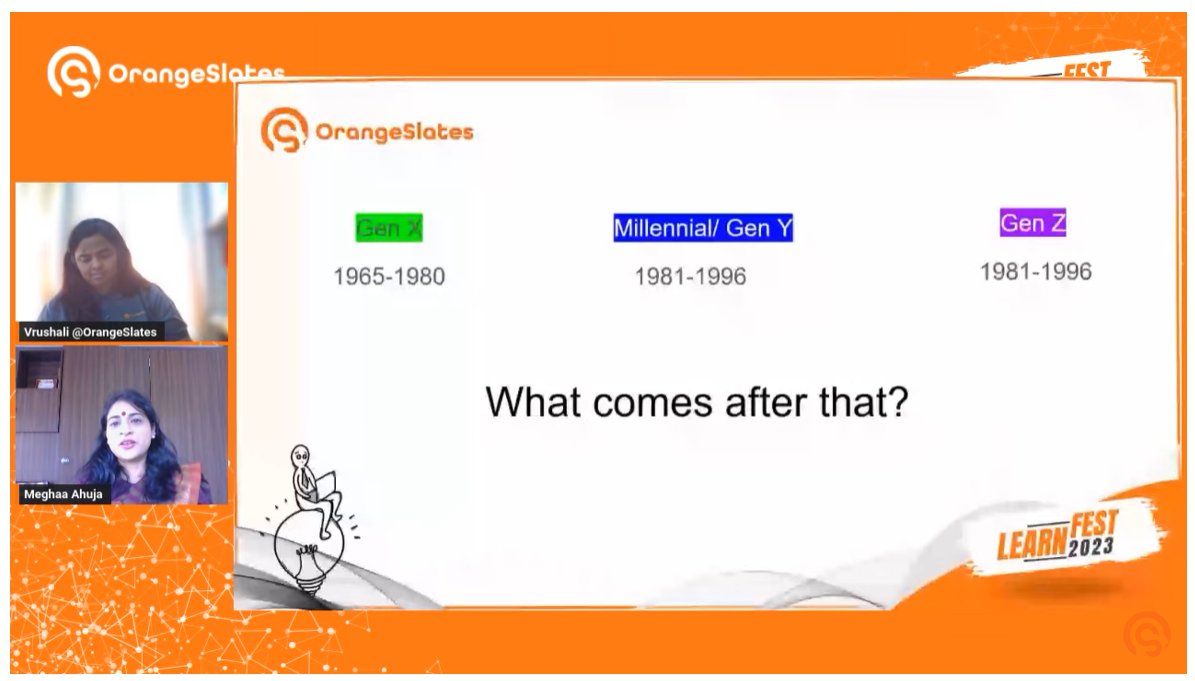 OrangeSlates's tweet photo. Informative session by Megha Ahuja | Session 4 | Gen Alpha Strategies for CBE
#orangeslates #orangeslatesforteachers #education #learning #video #live #orangeslates #learnfest2023 #teachers #educators #education #educational #learnfest #competancybasedcurriculum https://t.co/TlbjovNJBh