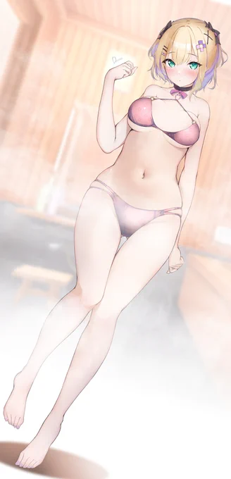 こっそりビキニを見せてくれる胡桃のあ 