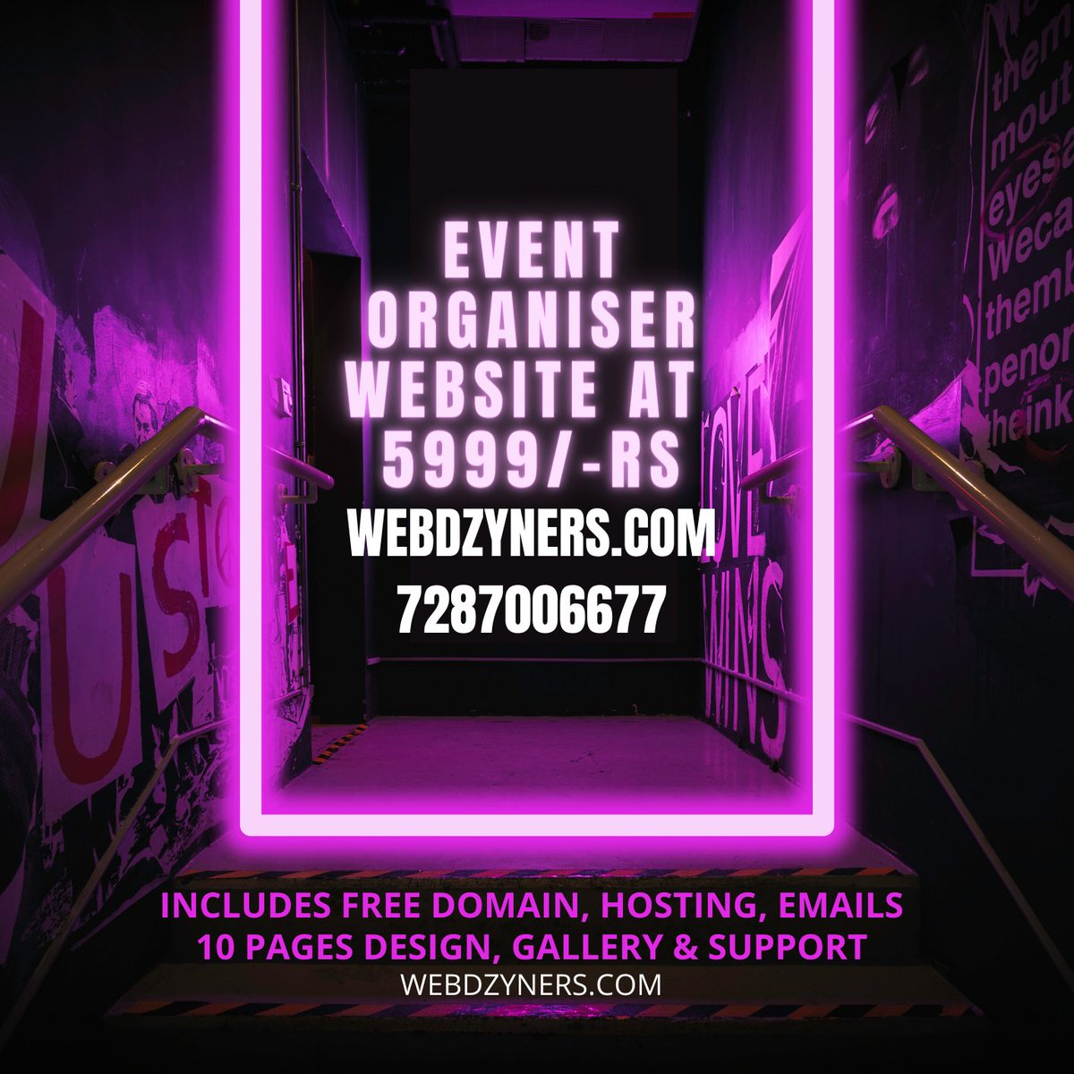 Launch Your Own #eventorganiser #Business #website at just 5999/- Rs 

Includes Free domain , hosting , emails , 10 pages design , gallery and support 

Visit :

WebDzyners.com

#event #events #eventmanagement #eventorganisers #startup #startups #india #hyderabad