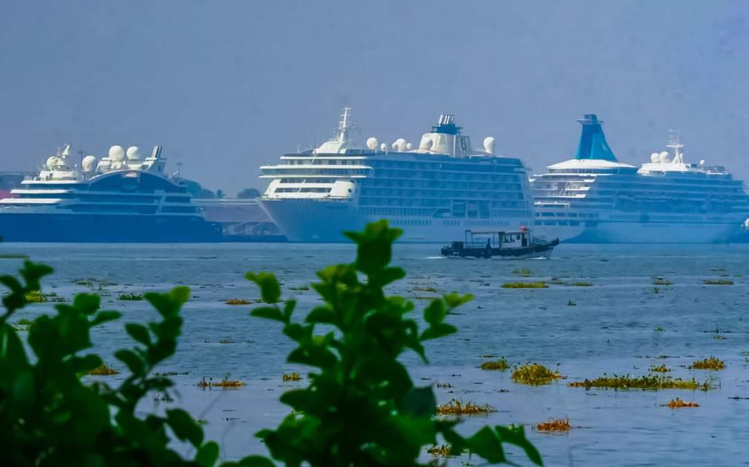 Travelers are getting back to their favourite abode. Kerala welcomes three more luxurious Cruise ships at Cochin.    #keralatourism #cruiseship #cruisetourism
