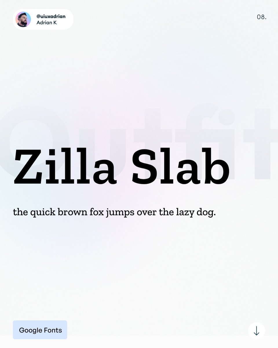 8 amazing and free-to-use Google Fonts (visual thread) 👇 https://t.co/KeCJFuF7xR
