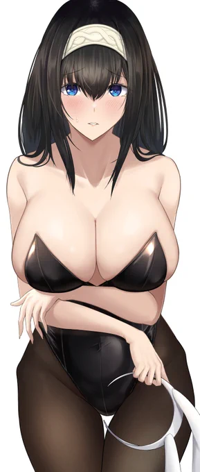 鷺沢文香(バニーガール衣装)#鷺沢文香 