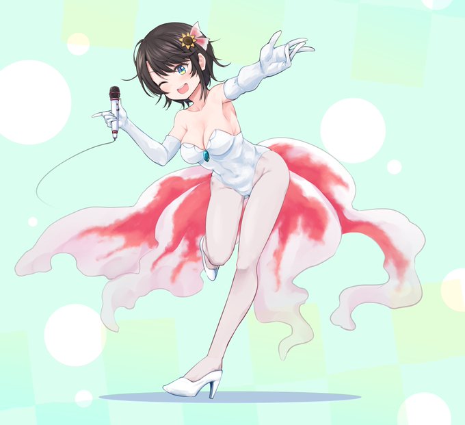 トサキントレオタードコス・大空スバル
#プロテインザスバル 