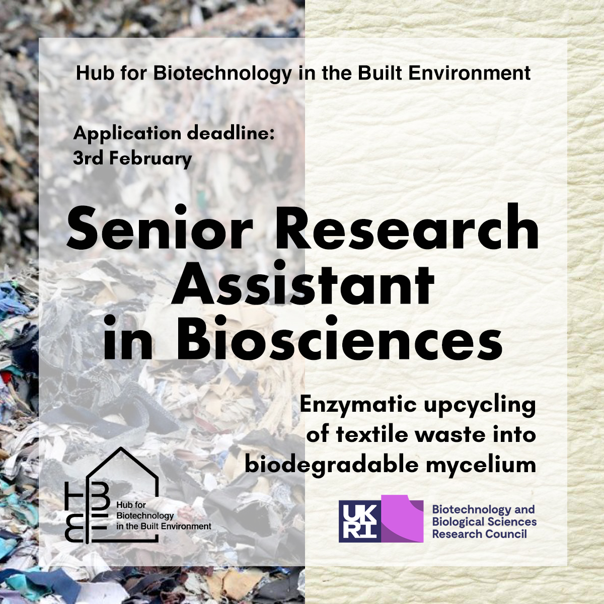 Hub for Biotechnology in the Built Environment tweet media