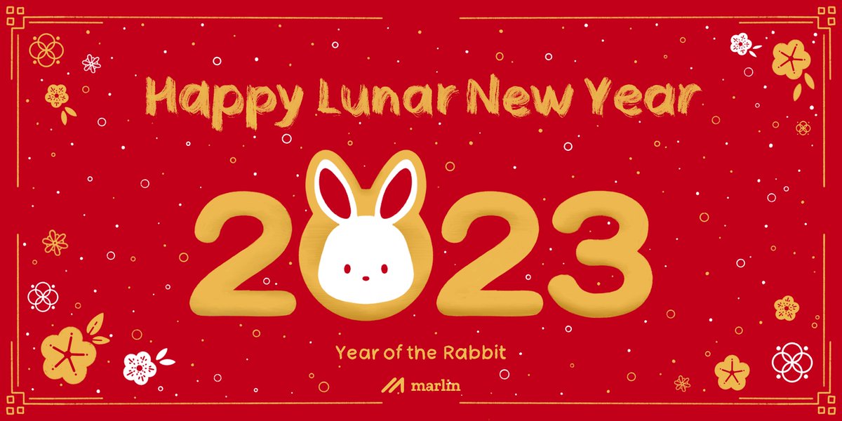 MarlinProtocol's tweet photo. 🧧 Wishing everyone a Happy Lunar New Year! 🧧

#LunarNewYear2023 #YearOfTheRabbit 🐇 https://t.co/NCcjAJEslt
