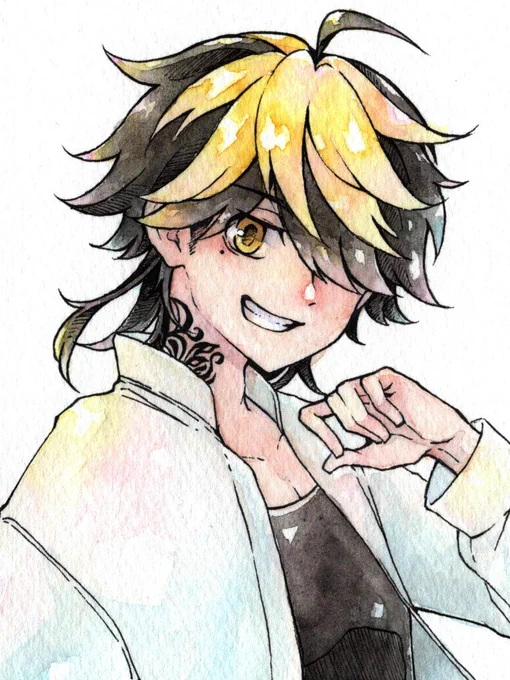 びっくりするほど遅くなってしまった!けど楽しんで描きましたリクありがとうございました!! 