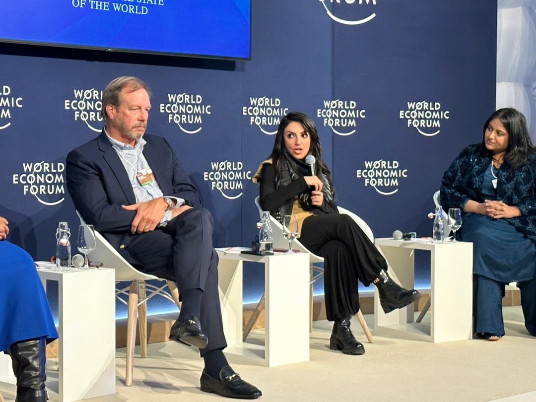 MISA's tweet photo. At #WEF23, Samar Nassar, #MISA MD of healthcare, shared more on how #SaudiArabia is incubating #healthtech startups across the value chain, with #FemTech innovations as a prime focus. https://t.co/TAJDMZYH46