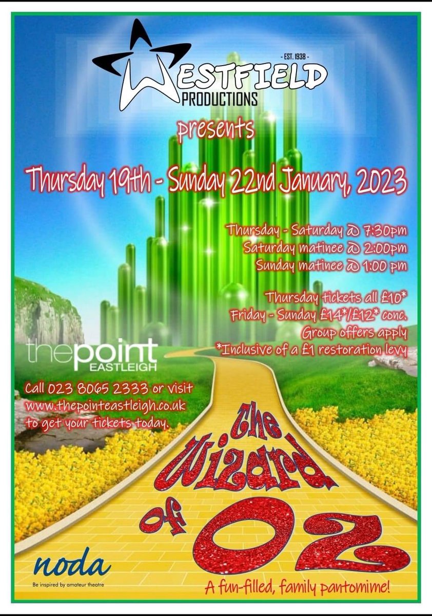 Feedback so far has been amazing! Don’t miss this fantastic production:

‘Category is: Panto Perfection! Serving the most fabulous wardrobe, amazing sets, hilarious lines, emotional songs and toe-tapping dance numbers!’