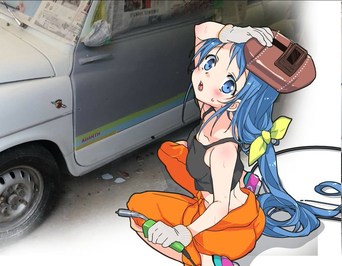 å¡è£
éäžã«æ°ã¥ããŠABARTHã®éšå溶æ¥ããããã¿
(çŽ äººã¯ç䌌ããŠã¯ãããªã)