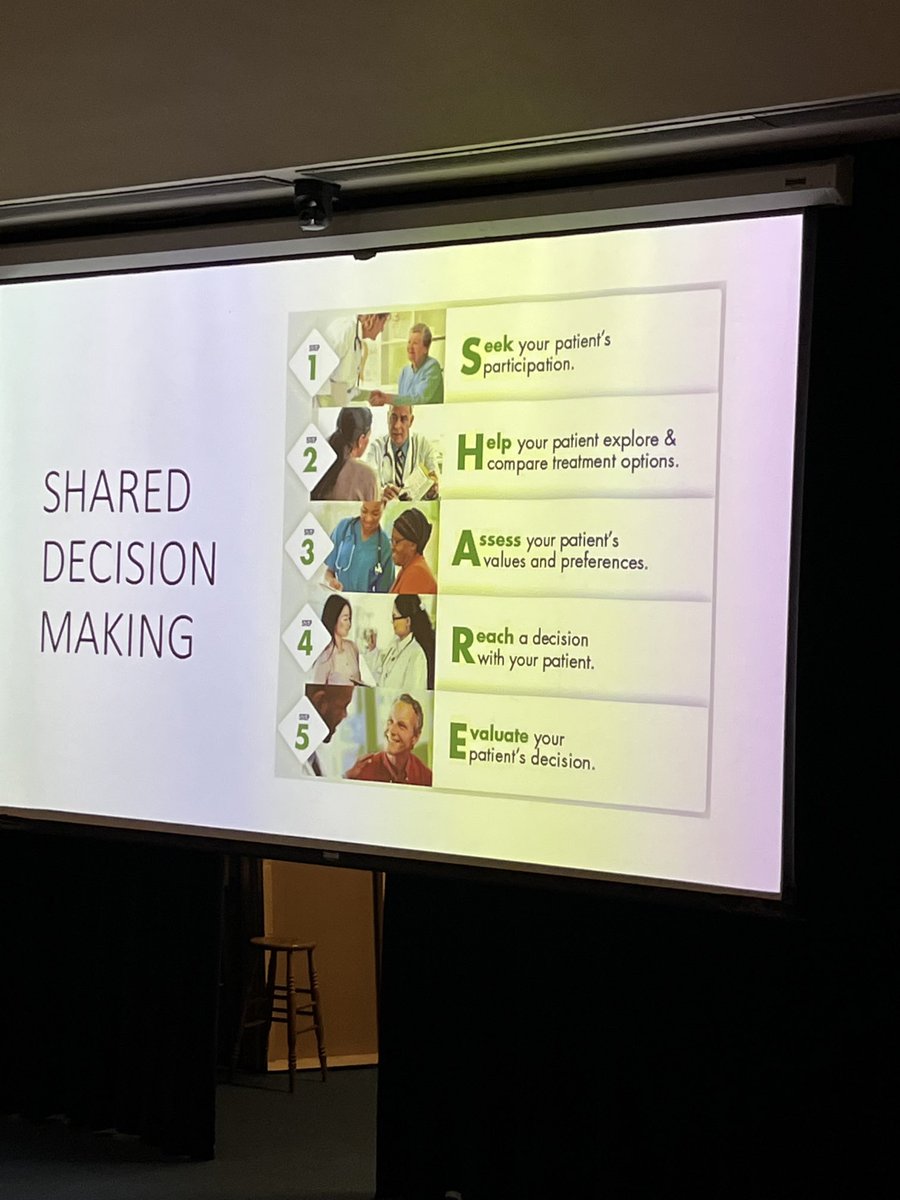 What does shared decision making look like? ⁦<a href="/McCreesh_Karen/">Karen McCreesh</a>⁩ #isers23