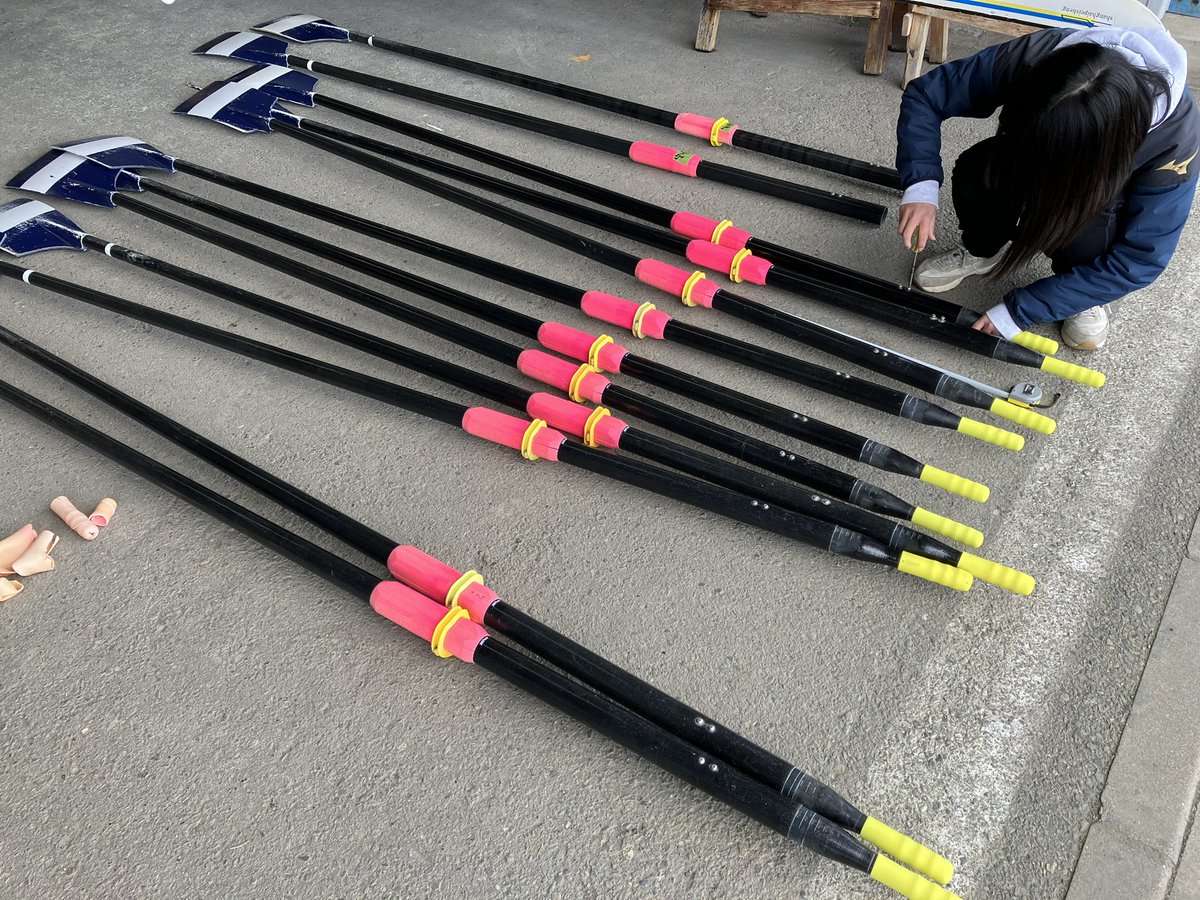 rowinglovers's tweet image. 調整も一緒に行いました