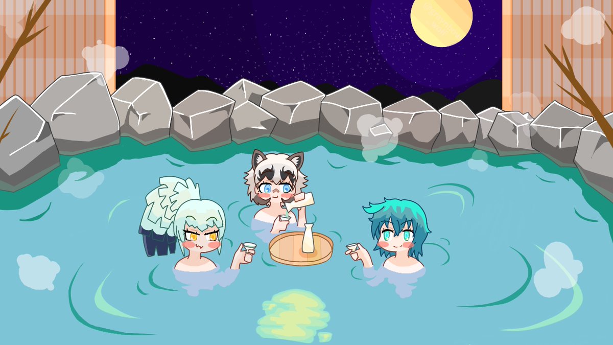 「「酒は天の美禄かな」 」|虹色のイラスト