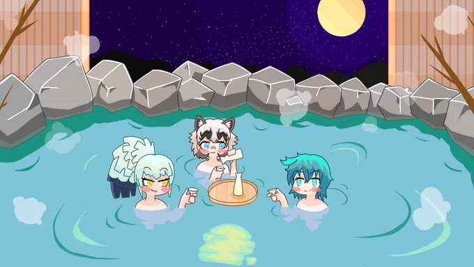 「酒は天の美禄かな」 