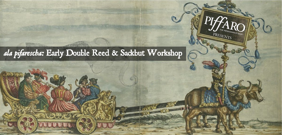 HistoricBrass's tweet photo. After running concurrently for many years, the Indiana Early Double Reed Workshop and Indiana Sackbut Workshop have officially united as "ala pifarescha: Early Double Reed and Sackbut Workshop," ... https://t.co/jASmJrLPce