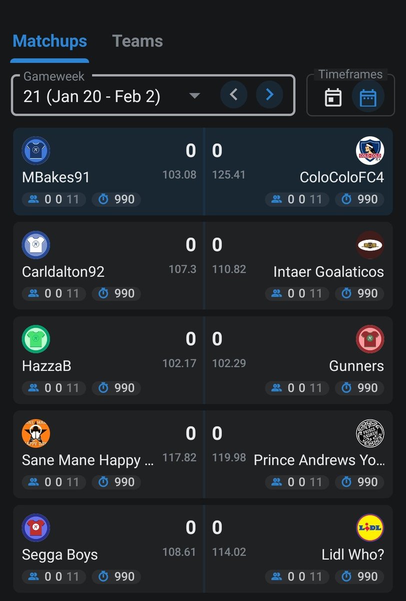 SS_Draft_League's tweet photo. The whole kit and kaboodle from @SS_Draft_League. League and fixture results #GW20,  fixtures #GW21.

GW20 saw the top 3 all lose. Could there be a late charge for the title? Transfer window could be pivotal. https://t.co/Jqt1k3QJVB