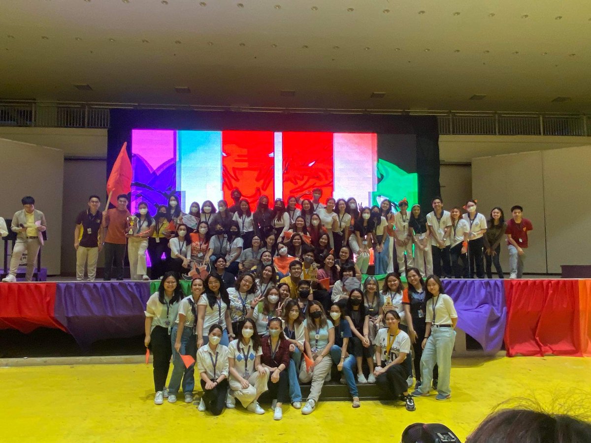 addu_acc's tweet photo. That concludes this year's #ACCFest2023 The Grand Griffin ComebACC 💛🦅

The overall champion for the #ACCFest2023 is the Dragon Team🐉🧡
1st Runner-Up is the Serpent Team🐍❤
2nd Runner-Up is the Wolf Team🐺💚
3rd Runner-Up is the Lotus Team 🪷💜 https://t.co/tTcaO6BzKO