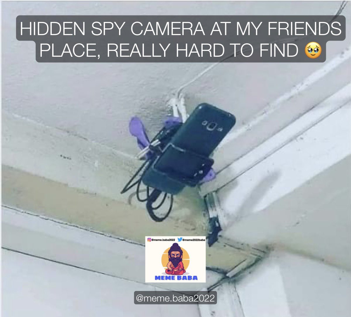 Hidden Spy Camera 🫡 #memes #funny #comedy #humor #memeoftheday #dankmemes  #laugh #funnymemes #jokes #instamemes #fun #memepage #memestagram  #funnyvideos #memestar #memeaccount #memelord #memelove #memepost  #memetastic #memequeen #memeculture #memelife ..., image size:1200x1084