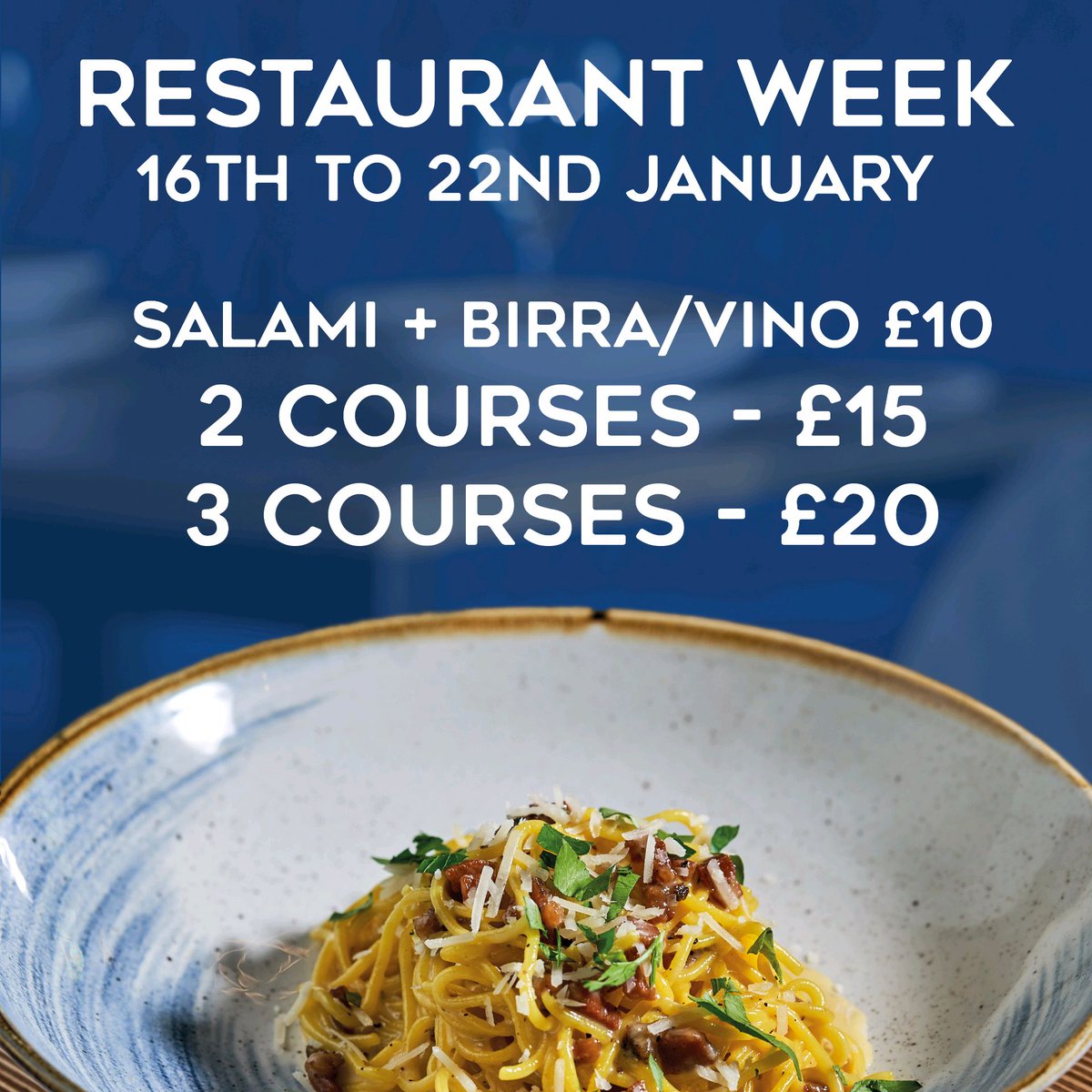 Restaurant Week is here with something every day of the week.

Booking advised to avoid disappointment. Visit puntoitalian.co.uk to book your table now.

#restaurantweek #italianfood #foodies #restaurantdeals #localbusiness #pizza #pasta