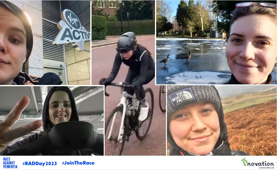 Enovation Consulting is joining <a href="/racingdementia/">Race Against Dementia</a> on today's inaugural #RADDay! 

Unless a cure is found, 1 in 3 babies born today will die with #dementia. To join the #race, we ran, cycled, hiked, walked &amp; swam for 3 hours, 33 mins or 99km – and of course donated £3! 💙

#RADDay23