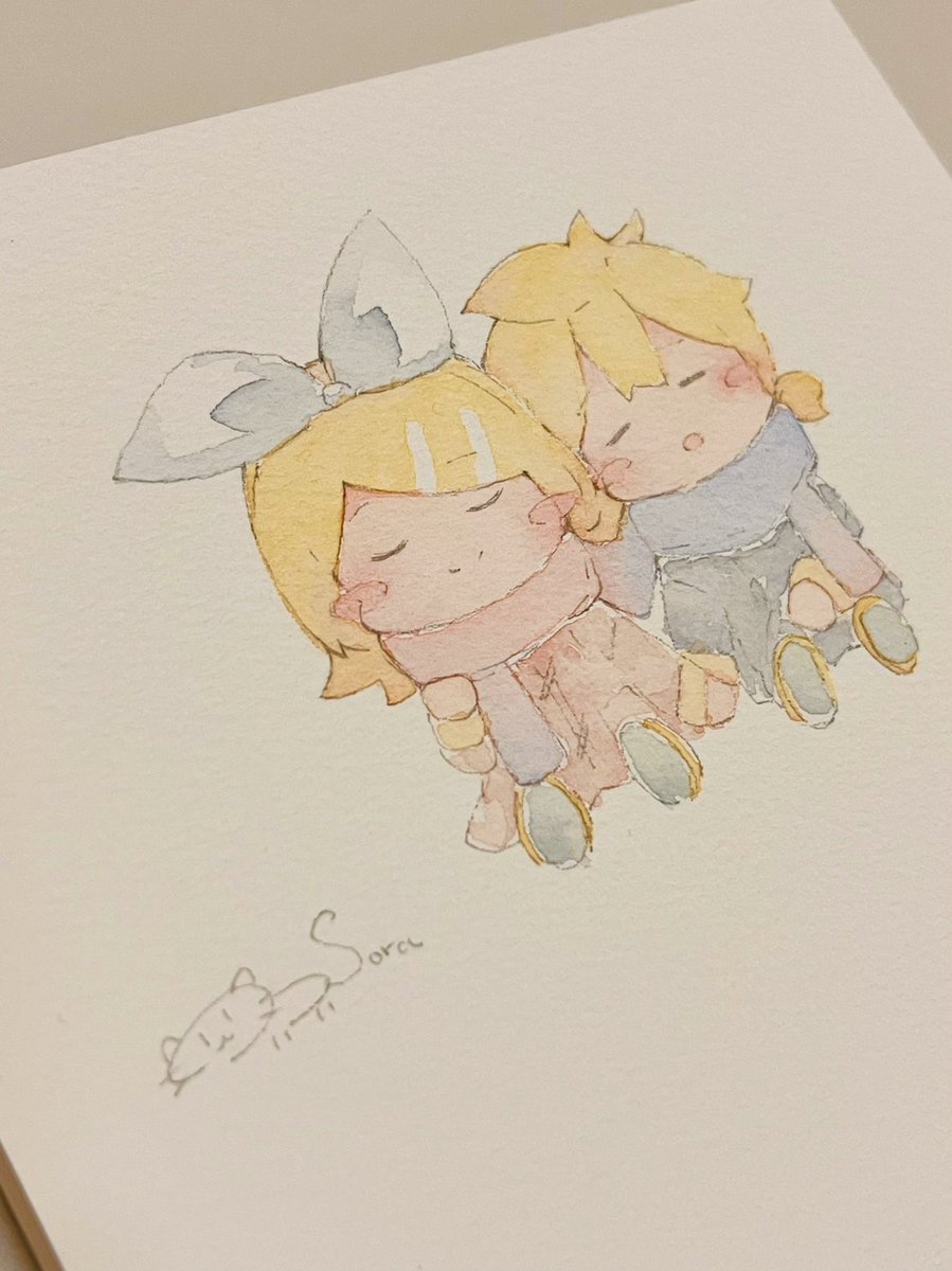 もう一度水彩を使ってみる～🎨✨