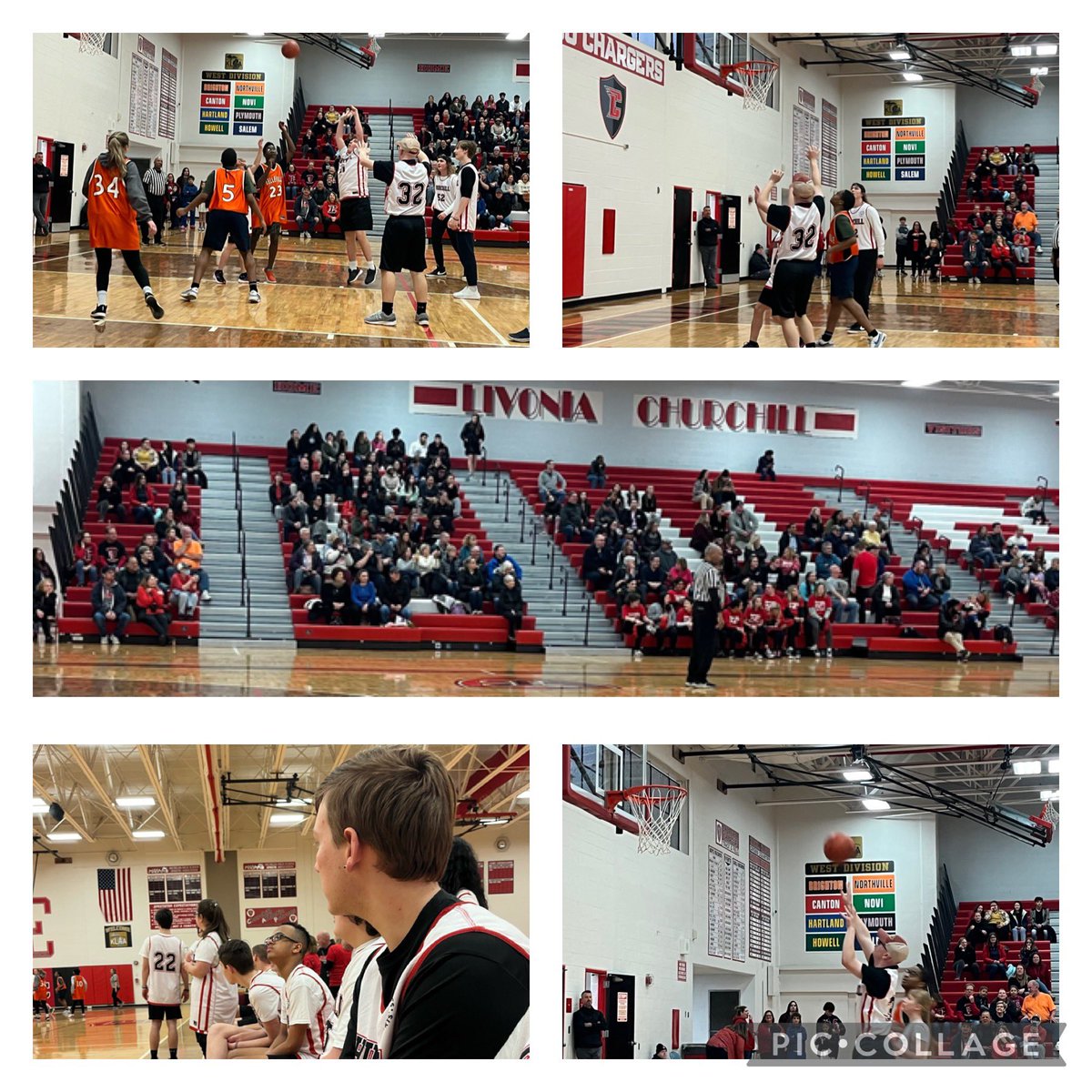 ChurchillUnify's tweet photo. More photos from last night’s Churchill Unified’s game vs. Belleville Unified! #LivoniaPride #CarryTheShield @LivoniaDistrict @CHS_Chargers @Churchillgames https://t.co/NwByrwFuOc