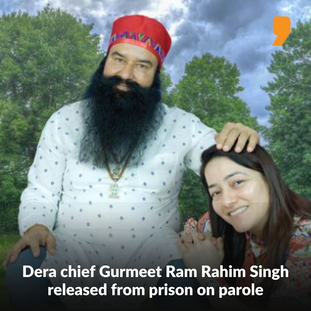 News9Tweets's tweet photo. The Dera chief who was lodged in Sunaria prison in Rohtak district of #Haryana had been given a 40-day parole by the court
https://t.co/gwFYMXrmme
#RamRahim #DeraSachaSauda #DeraBaba #RamRahimSingh #parole
(Photo credit: Saintdrmsginsan Instagram) https://t.co/Khvmby9KRB