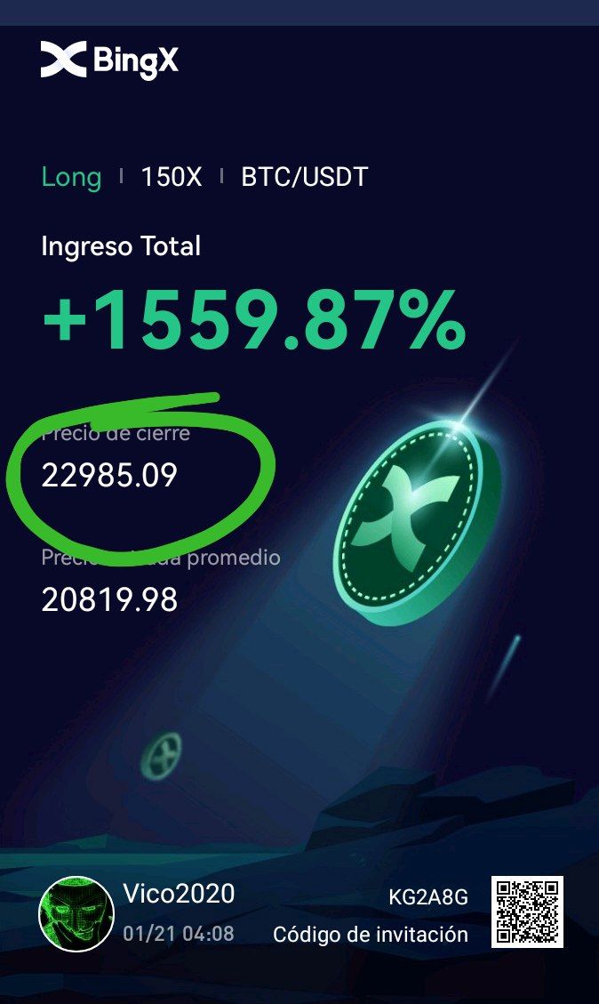 Vico20203's tweet photo. @healthy_pockets @BingXLatino @BitcoinersLa Excelente madrugada para BTC 💯👍🤟🤩💲 https://t.co/ICtWNAh1RN