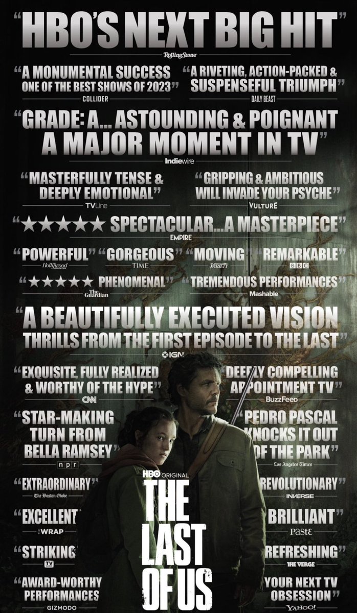 Just incredible. Huge love to #tlou family, crew and fans alike.