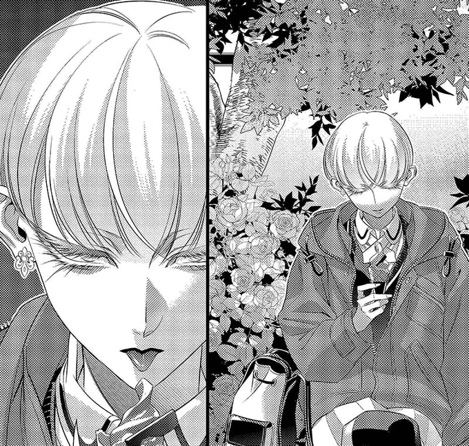 イラスト集に収録される描き下ろし漫画が上がりました。 凄すぎて息ができない…。 画像の3人が誰かは…ぜひイラスト集で!  圧倒的な美の暴力で殴られる快感を味わえる『九条キヨ ZONE‐00 イラスト集 「十」』は3/10発売 https://www.kadokawa.co.jp/product/322207000968/  ↓サイン会情報  #ゾンゼロ