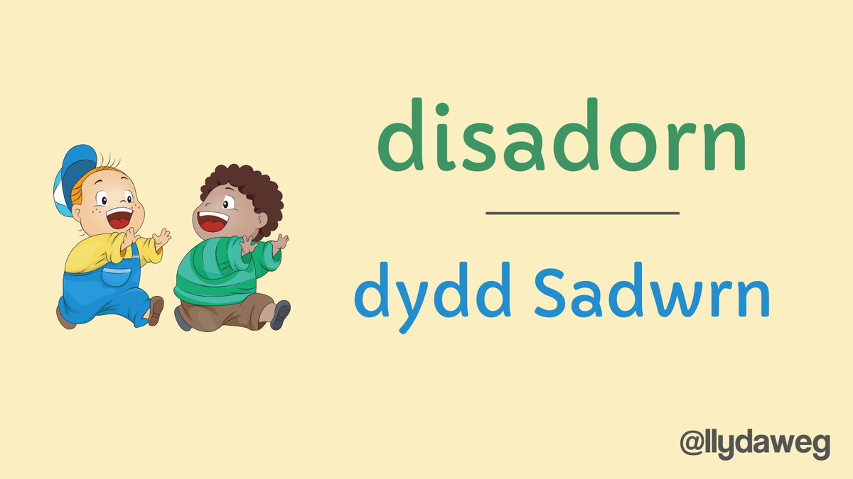 llydaweg's tweet photo. dydd Sadwrn yn Llydaweg yw disadorn https://t.co/GA3hgvcdo7