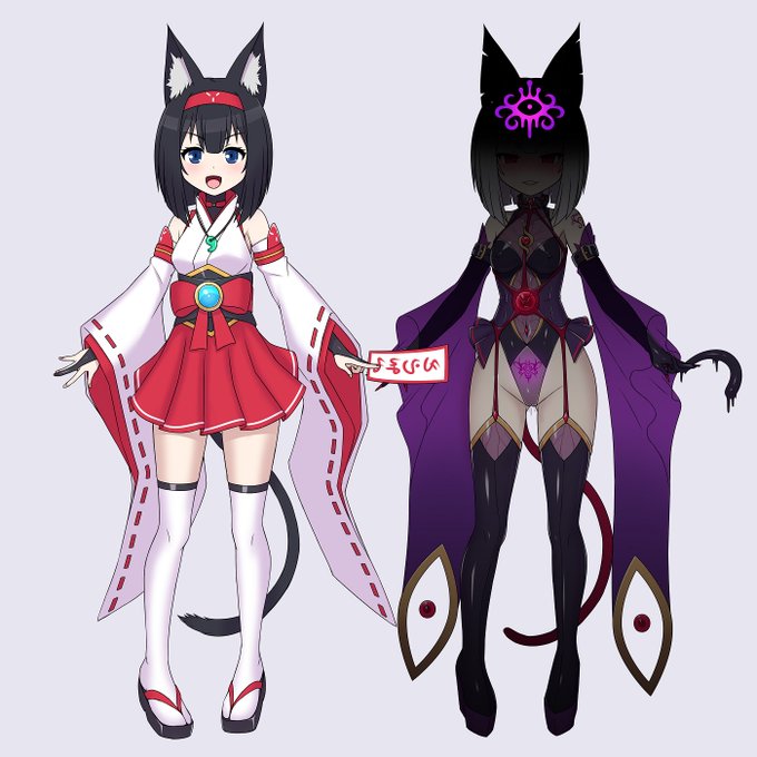 ミコーちゃん改め封魔巫女 珠音ちゃん(最終デザイン) 