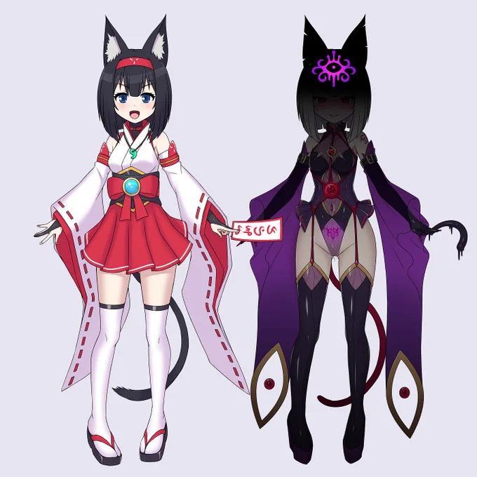 ミコーちゃん改め封魔巫女 珠音ちゃん(最終デザイン) 