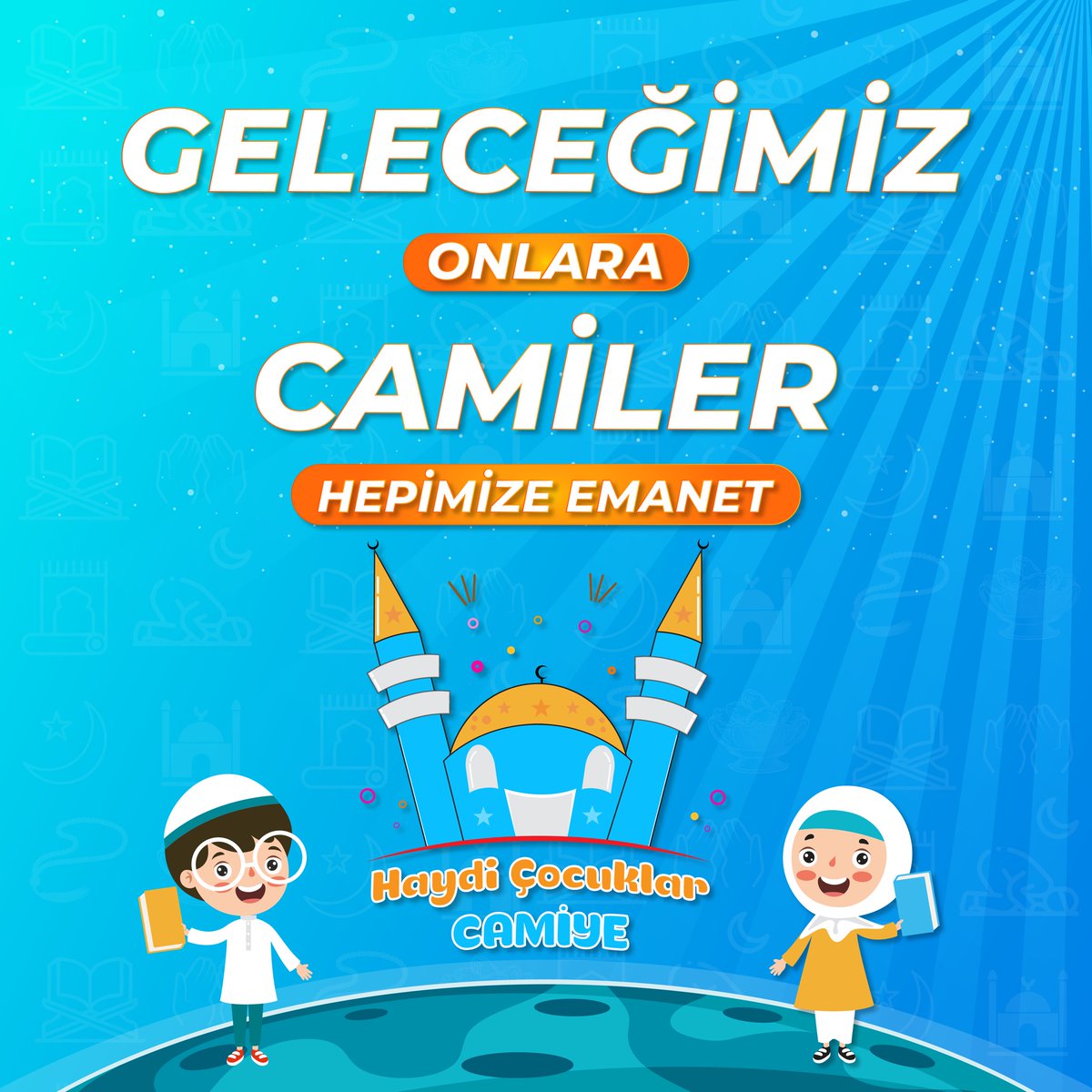 HAYDİ ÇOCUKLAR CAMİYE TT ÇALIŞMASI

Geleceğimiz onlara, camiler hepimize emanet! 

Bugün (21.01.23), 
Saat 21.00’da, <a href="/cocuklarcamiye/">Haydi Çocuklar Camiye</a> Twitter hesabında yapacak olduğumuz ilk paylaşım akabi #haydiçocuklarcamiye hashtagi ile desteklerinizi bekliyoruz! 🥳

#haydiçocuklarcamiye