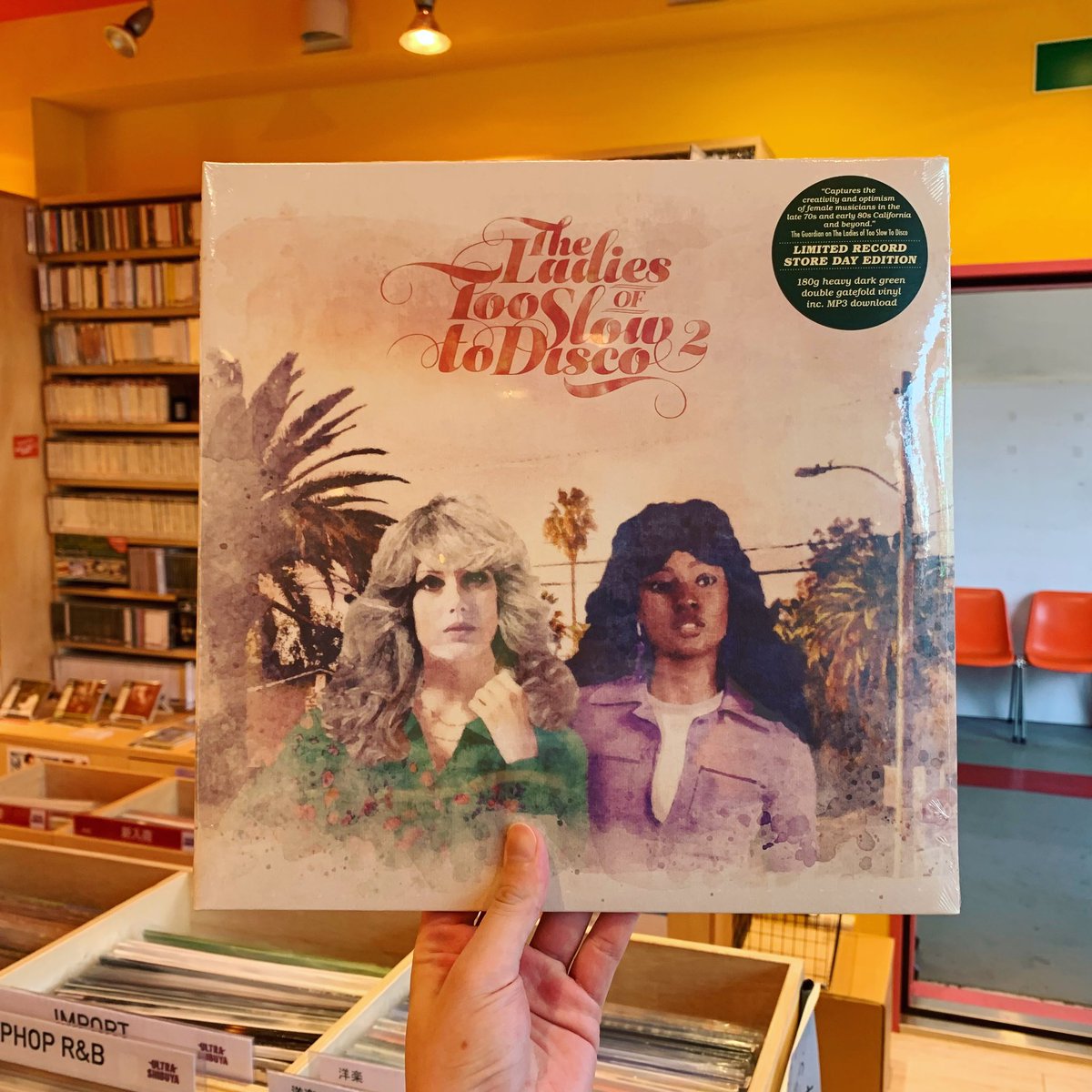 ultra_shibuya's tweet photo. 🗺️PICK UP🗺️
VA
『The Ladies Of Too Slow To Disco 2』
70-80年代スローディスコ&ソウルコンピシリーズ"#TooSlowToDisco"第四弾にして女性編第二弾、ゆるく踊れる爽快コンピレーション・アルバム。
⚠︎店頭にてお買い求めください⚠︎
☟ウルトラシブヤ info☟
https://t.co/cCHwAiBMnL https://t.co/M31SfgKKap