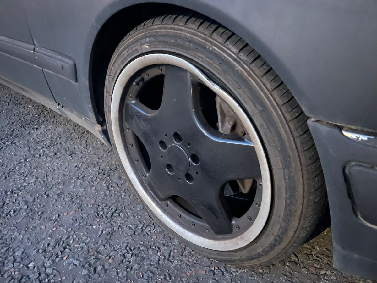 idioticislander's tweet photo. @autoalex Do you really not like those wheels? We are in need of a set after a pothole killed ours 🙄 https://t.co/CiQUTB87i4
