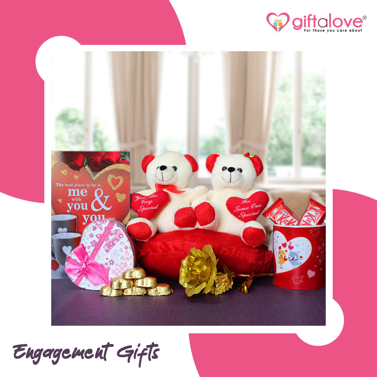 GiftaLove's tweet photo. Congratulate your friend, sibling, or loved one who’s got hitched with Giftalove’s engagement presents.
for more visit on -https://t.co/3z0gmE1kWl
#giftalove #engagement #engagementgifts #engagementpresent #engagementparty https://t.co/rzm4Fy71WJ