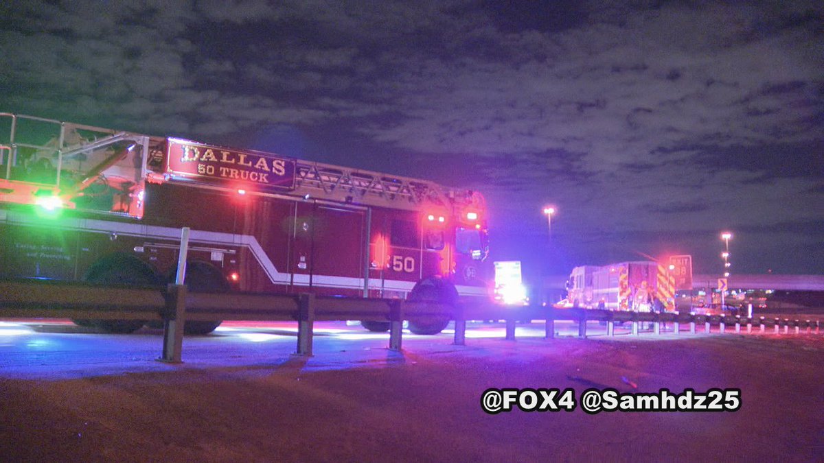 SamHdz25's tweet photo. DSO &amp; DFR working a fatal crash. I-30 @ Loop 12 exit closed for crash investigation. Details : @FOX4 @GoodDayFox4 https://t.co/za2VOT3dRX
